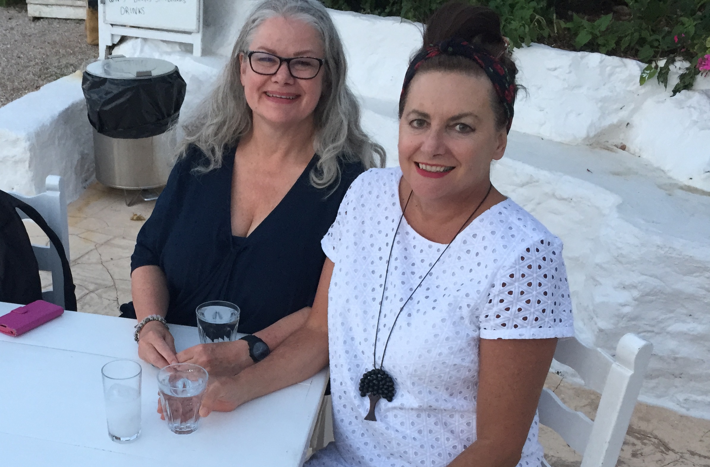 University of Leeds academic Mary Loveday (left) and author Susan Johnson (right) at the ASAL conference. Image provided by Susan Johnson.